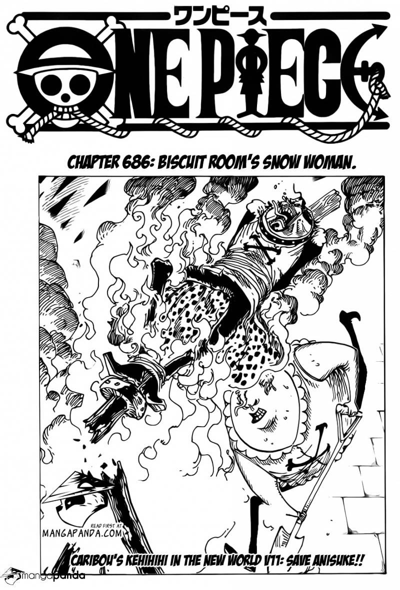 One Piece, Chapter 686 - Biscuit Room’s Snow woman image 03