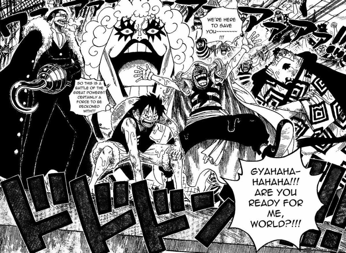 One Piece, Chapter 557 - Luffy and Whitebeard image 08