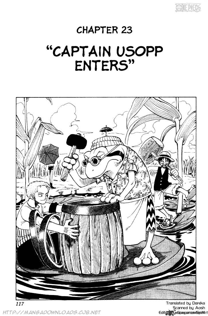 One Piece, Chapter 23 - Captain Ussop Enters image 01