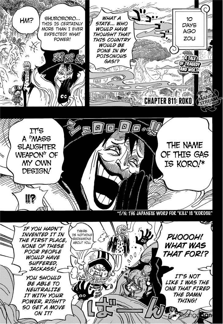 One Piece, Chapter 811 - Roko image 04