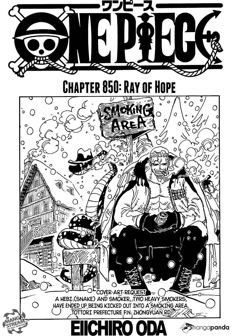 One Piece, Chapter 850 - Ray Of Hope image 02