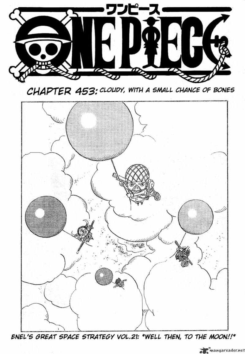One Piece, Chapter 453 - Cloudy With A Small Chance Of Bone image 02