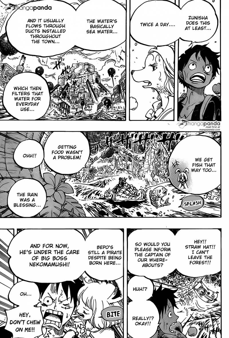 One Piece, Chapter 806 - At the Fort on the Right Belly image 05