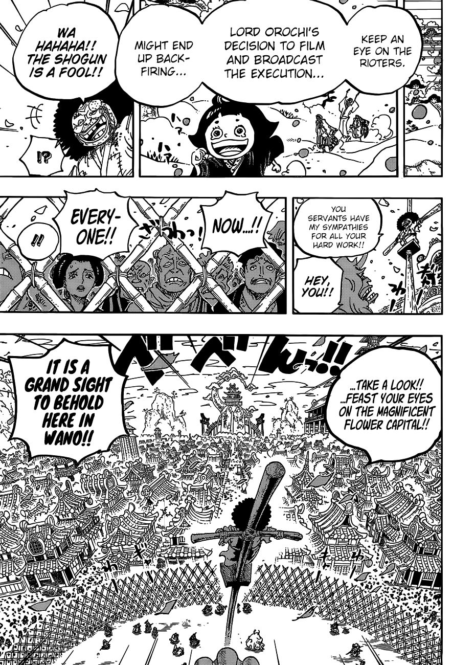 One Piece, Chapter 942 - The Daimyo of Hakumai, Shimotsuki Yasuie image 07