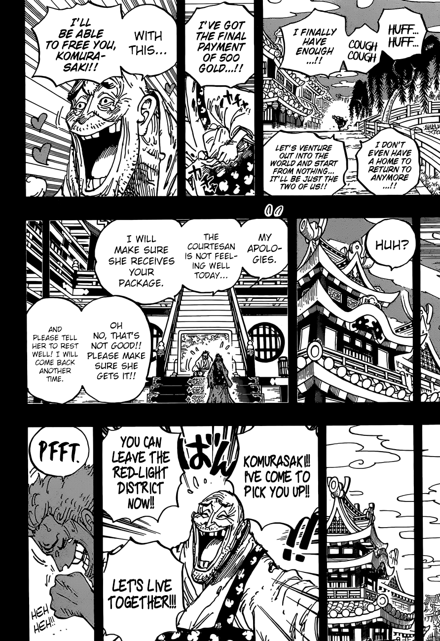 One Piece, Chapter 928 - The Courtesan Komurasaki Takes The Stage image 13