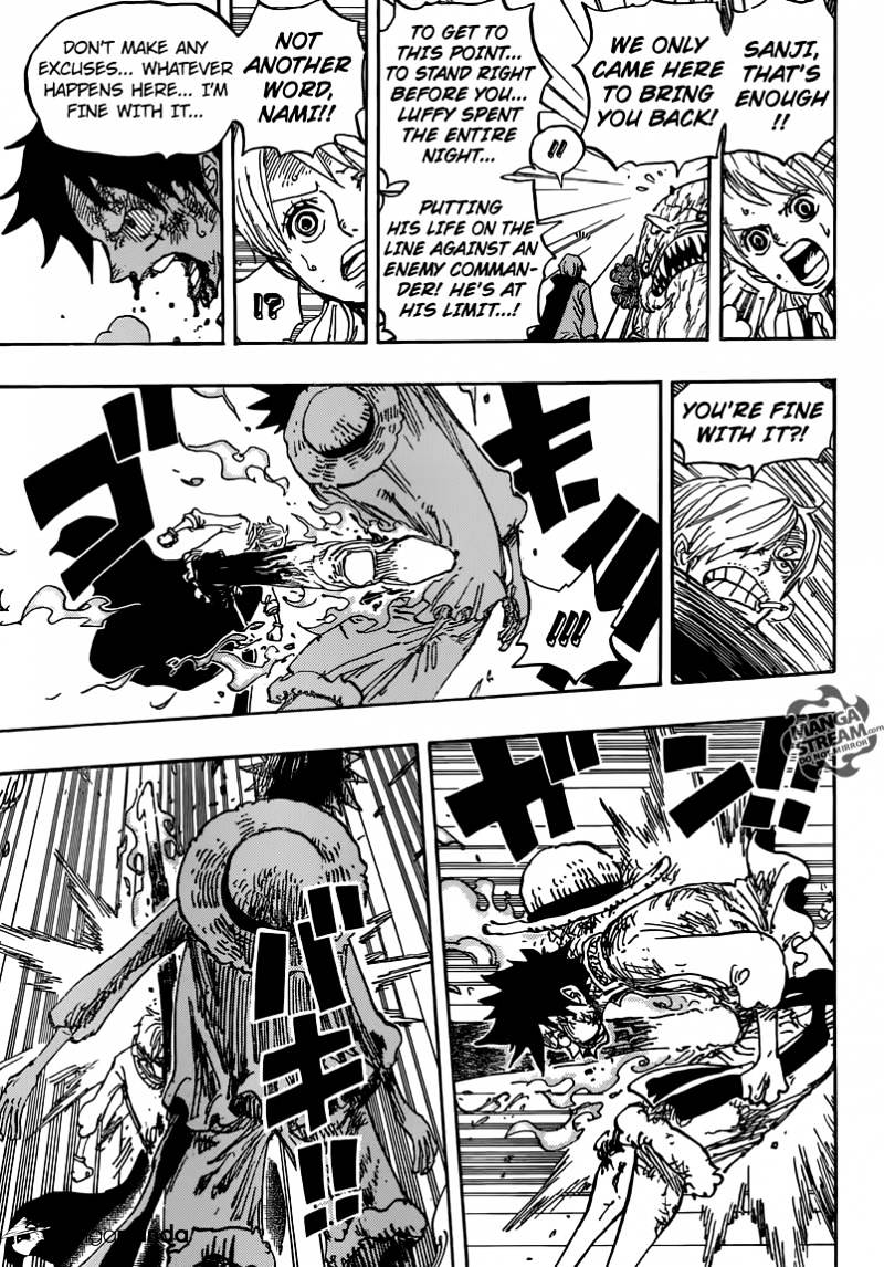 One Piece, Chapter 844 - Luffy vs. Sanji image 11