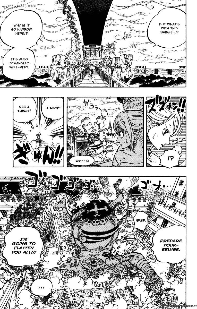 One Piece, Chapter 473 - Royal Shichibukai Bartholemew Kuma Appears image 03