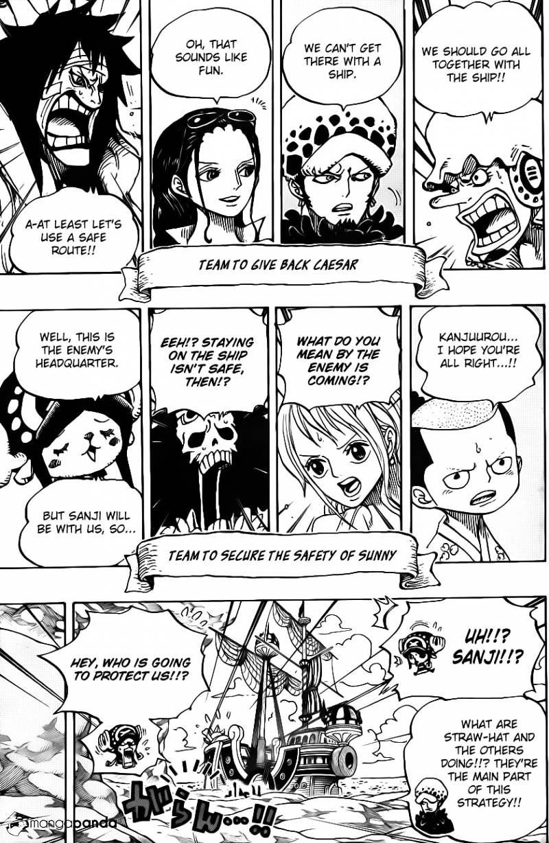 One Piece, Chapter 701 - Adventure in the country of love, passion and toys image 09