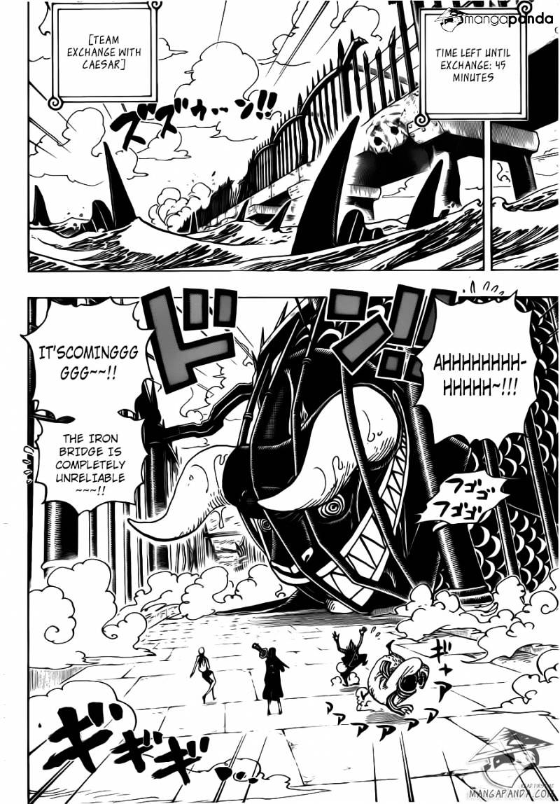 One Piece, Chapter 710 - Towards Green Bit image 04
