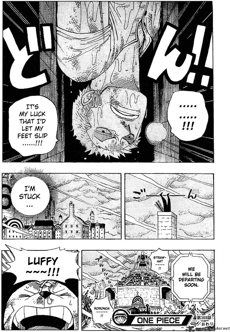 One Piece, Chapter 360 - A Short Time To Departure image 19