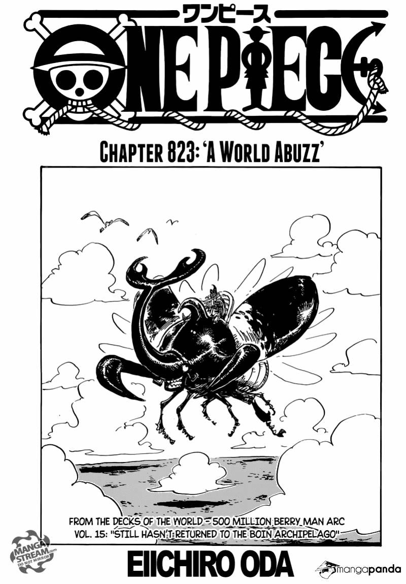 One Piece, Chapter 823 - A World Abuzz image 01