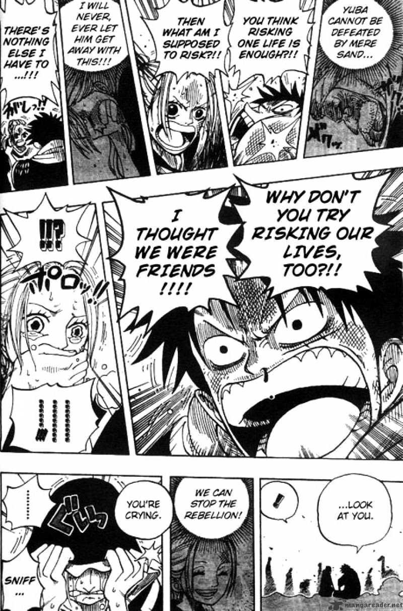 One Piece, Chapter 166 - Luffy vs Vivi image 18