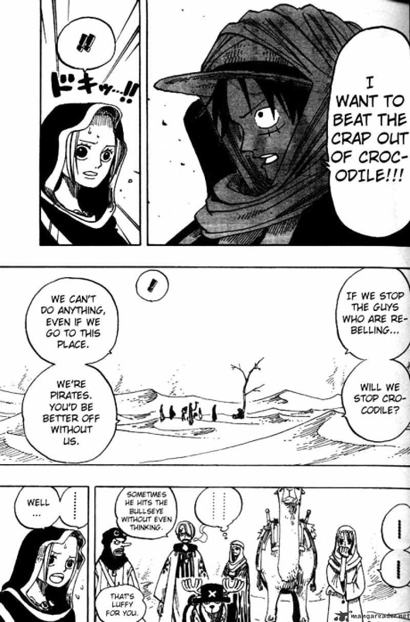 One Piece, Chapter 166 - Luffy vs Vivi image 15