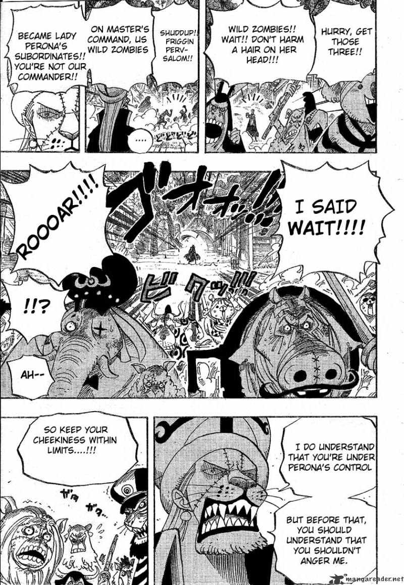 One Piece, Chapter 453 - Cloudy With A Small Chance Of Bone image 10
