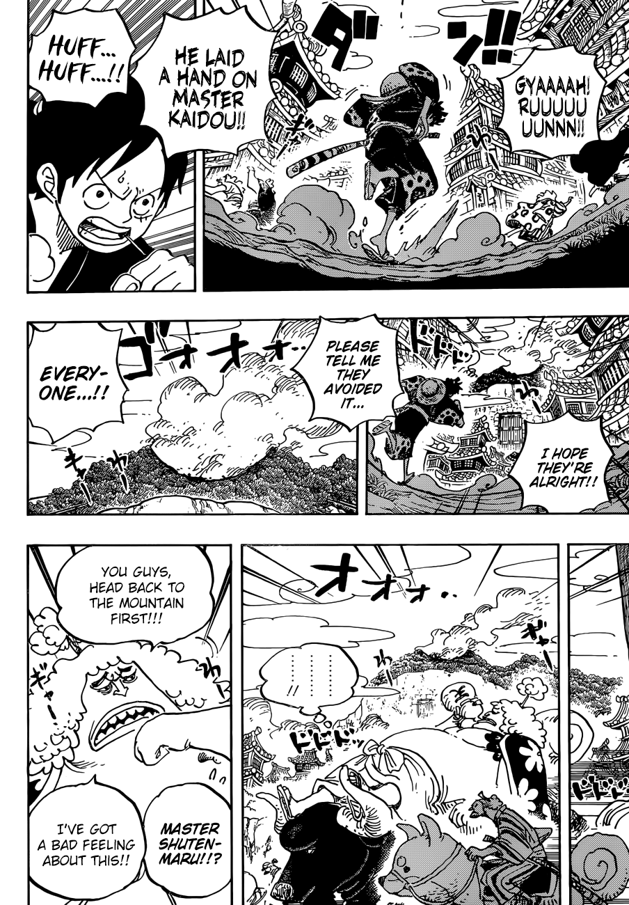 One Piece, Chapter 923 - Emperor Kaidou VS. Luffy image 04