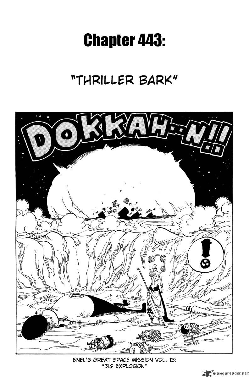 One Piece, Chapter 443 - Thriller Bark image 01
