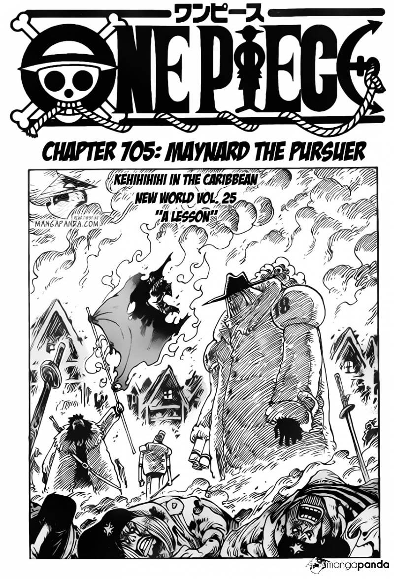 One Piece, Chapter 705 - Maynard The Pursuer image 02