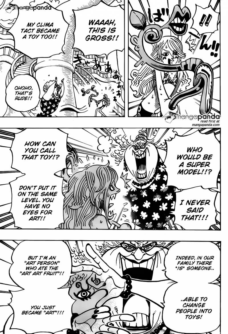 One Piece, Chapter 718 - The Riku kingdom army of the flower garden image 13