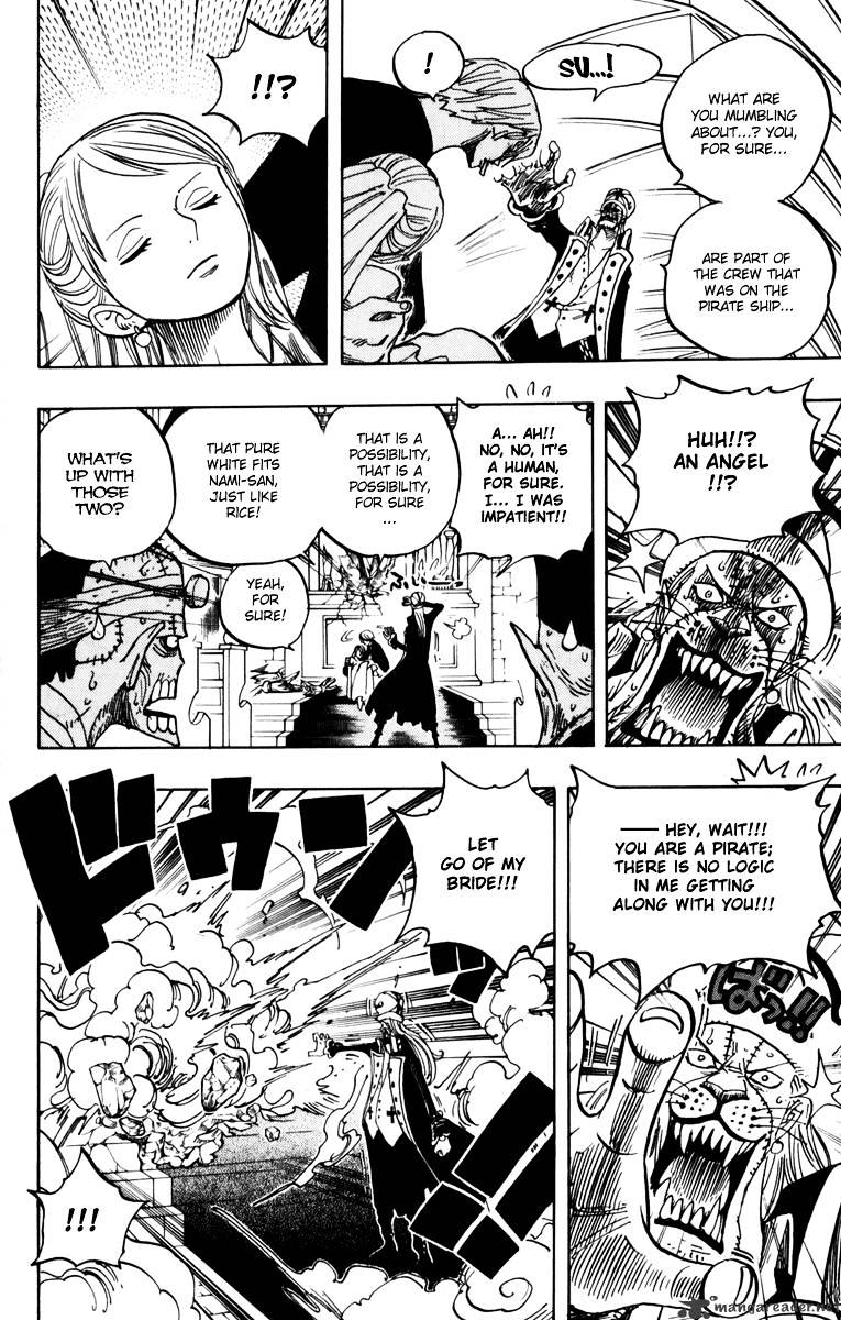 One Piece, Chapter 463 - Pirate Sanji Vs. Mystrious Absalom image 12