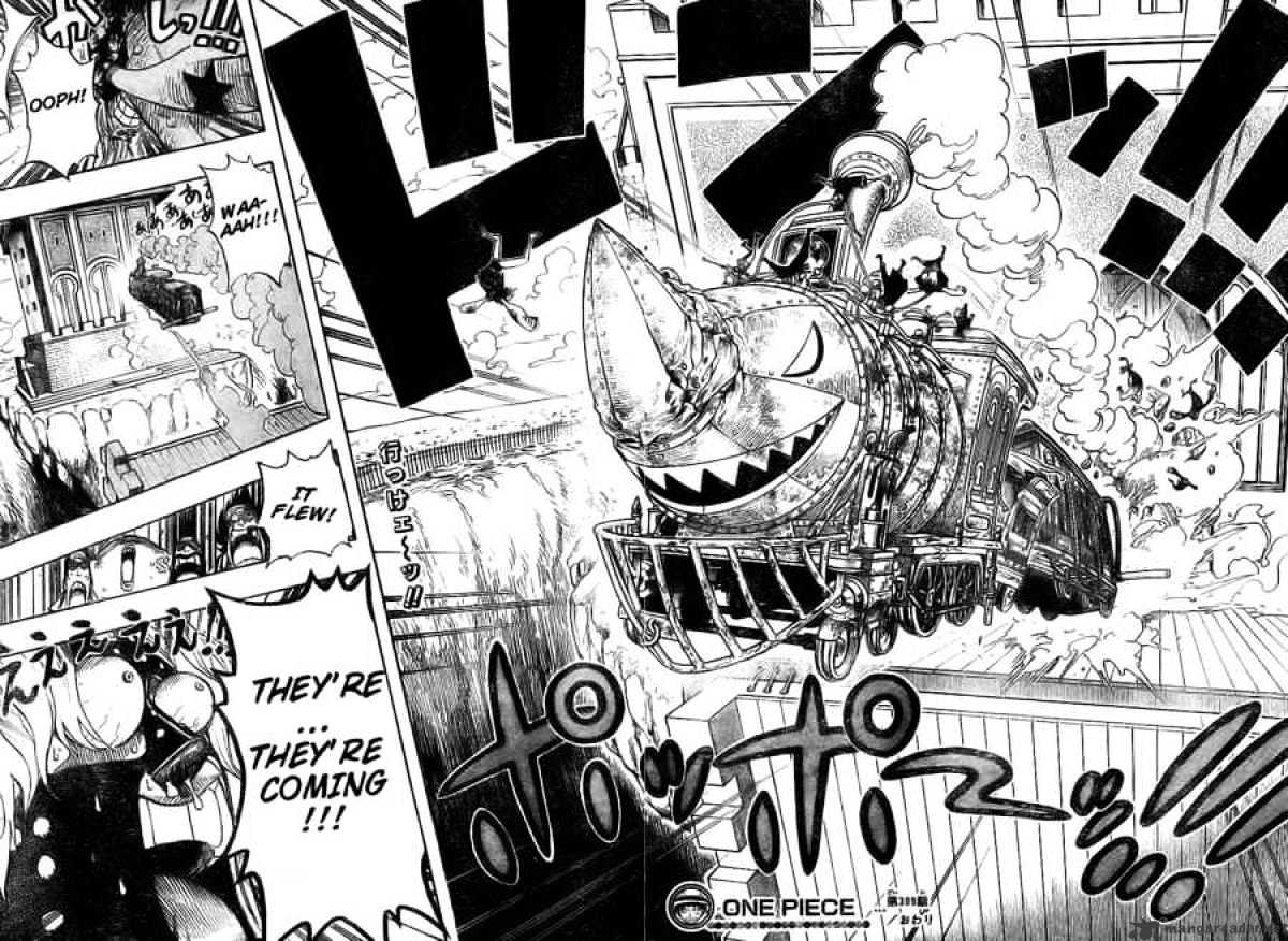 One Piece, Chapter 399 - Jump To The Fall!! image 17