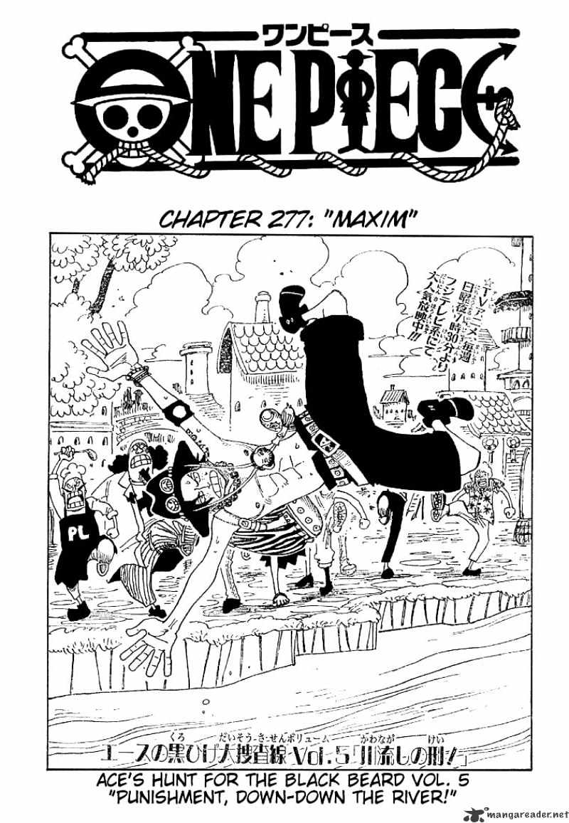 One Piece, Chapter 277 - Maxim image 01