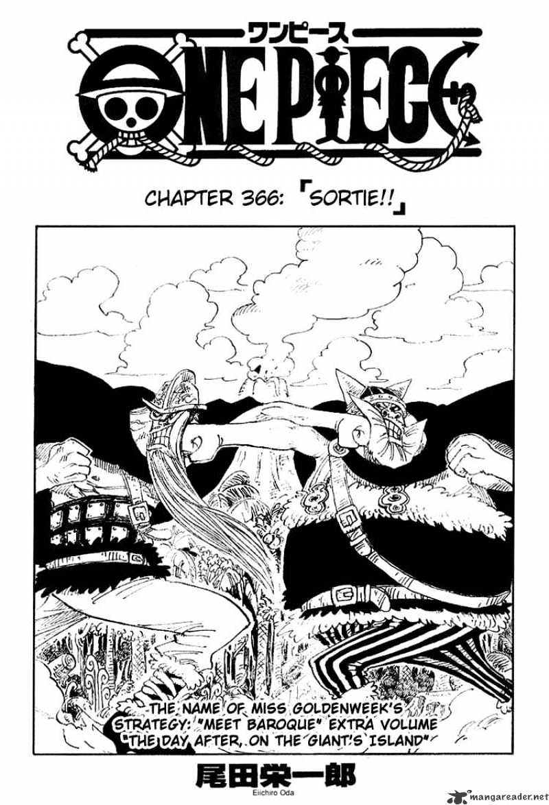 One Piece, Chapter 366 - Sortie!! image 01