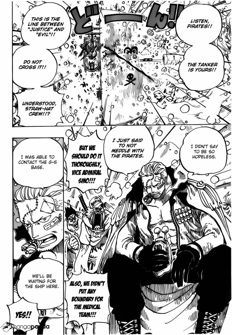 One Piece, Chapter 696 - Matching interests image 04