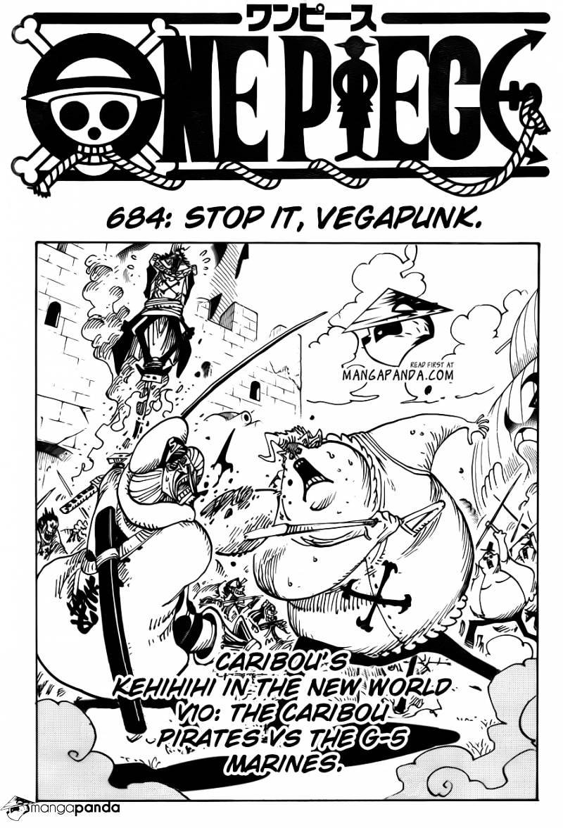 One Piece, Chapter 684 - Stop it, Vegapunk image 01