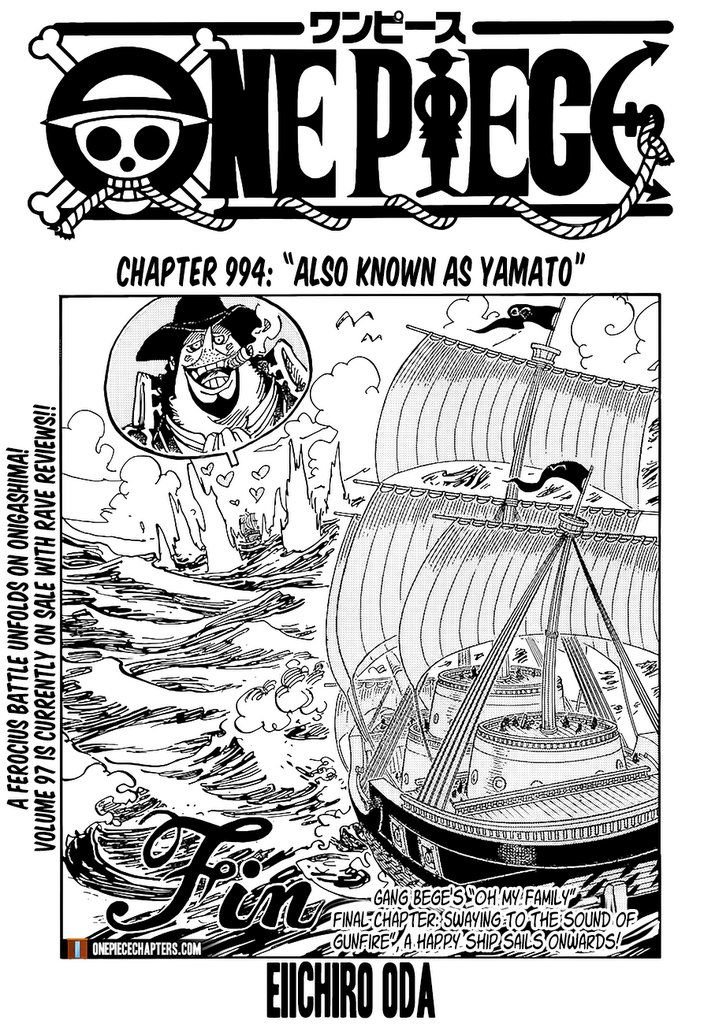 One Piece, Chapter 994 image 01