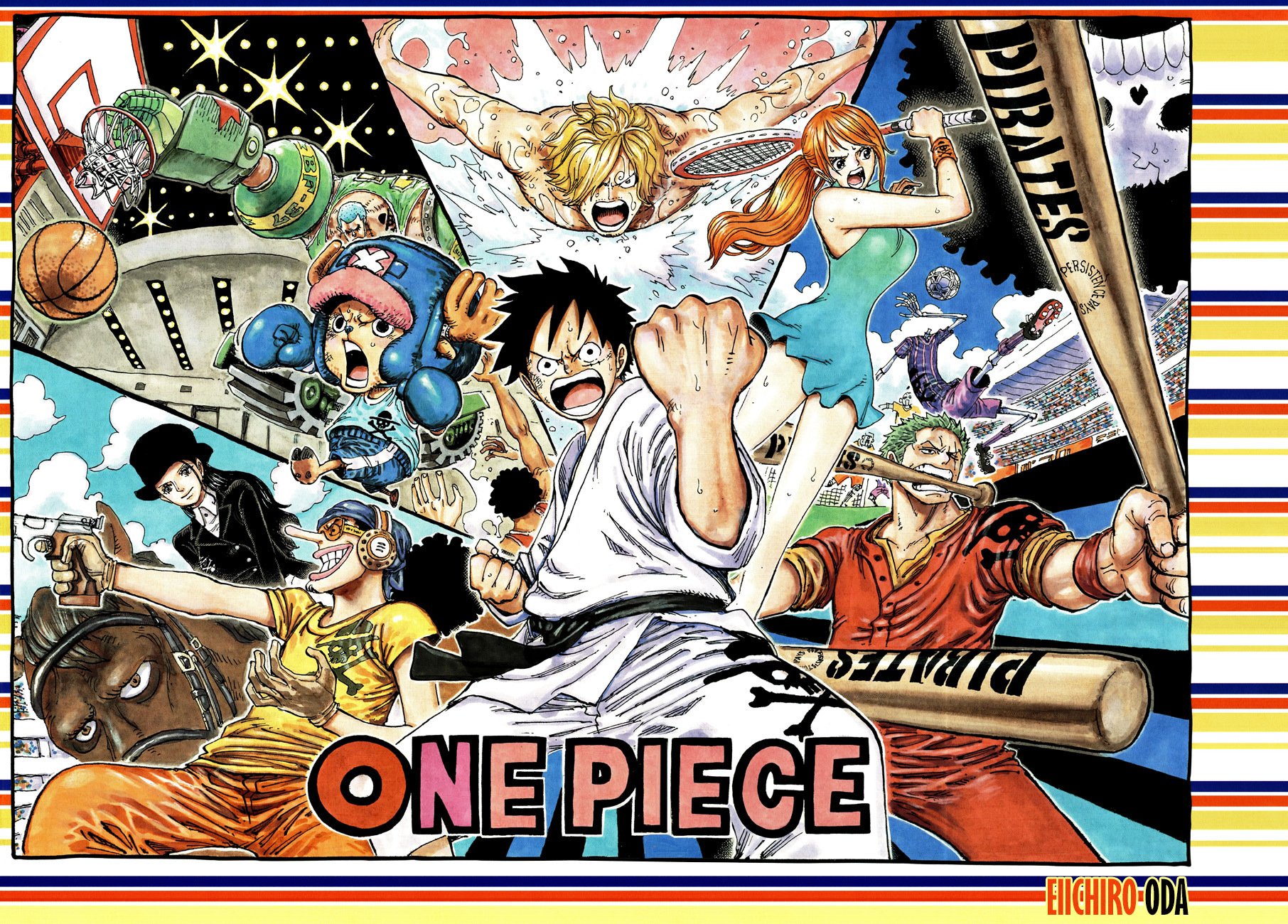 One Piece, Chapter 912 - Amigasa Village image 01