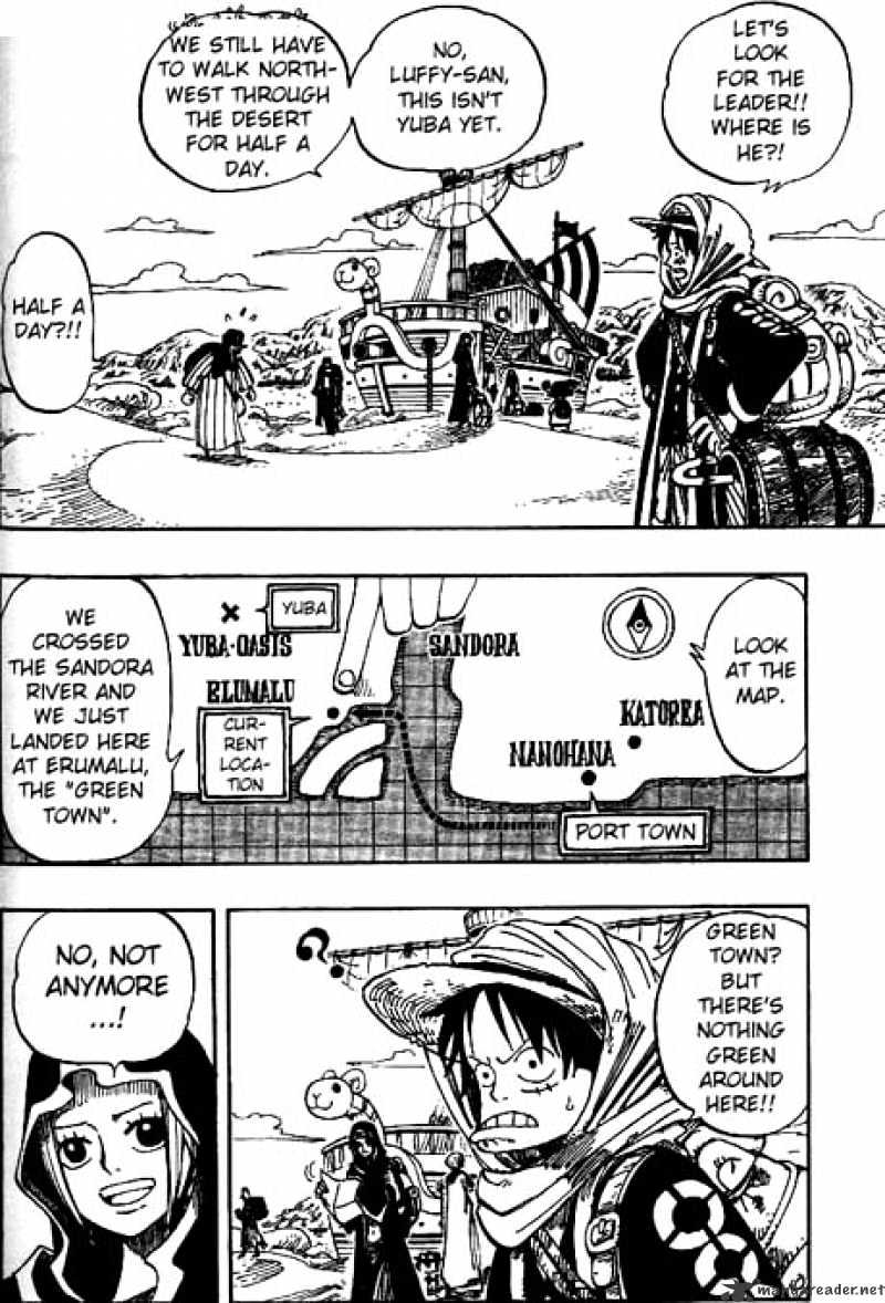 One Piece, Chapter 161 - Erumalu, The Green Town image 05