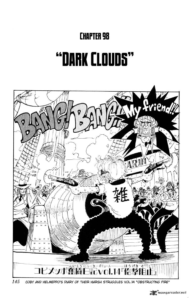 One Piece, Chapter 98 - Stormy Cloud image 01
