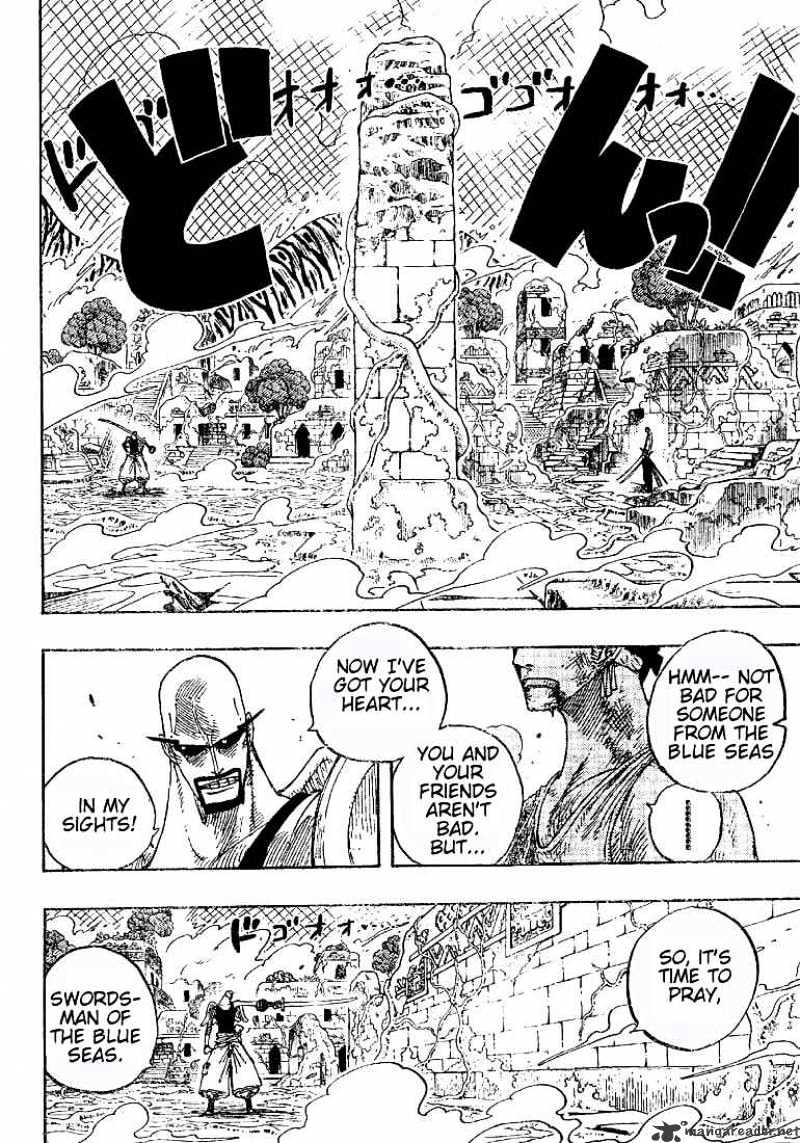 One Piece, Chapter 271 - Zoro The Pirate Versus Priest Oumu image 16