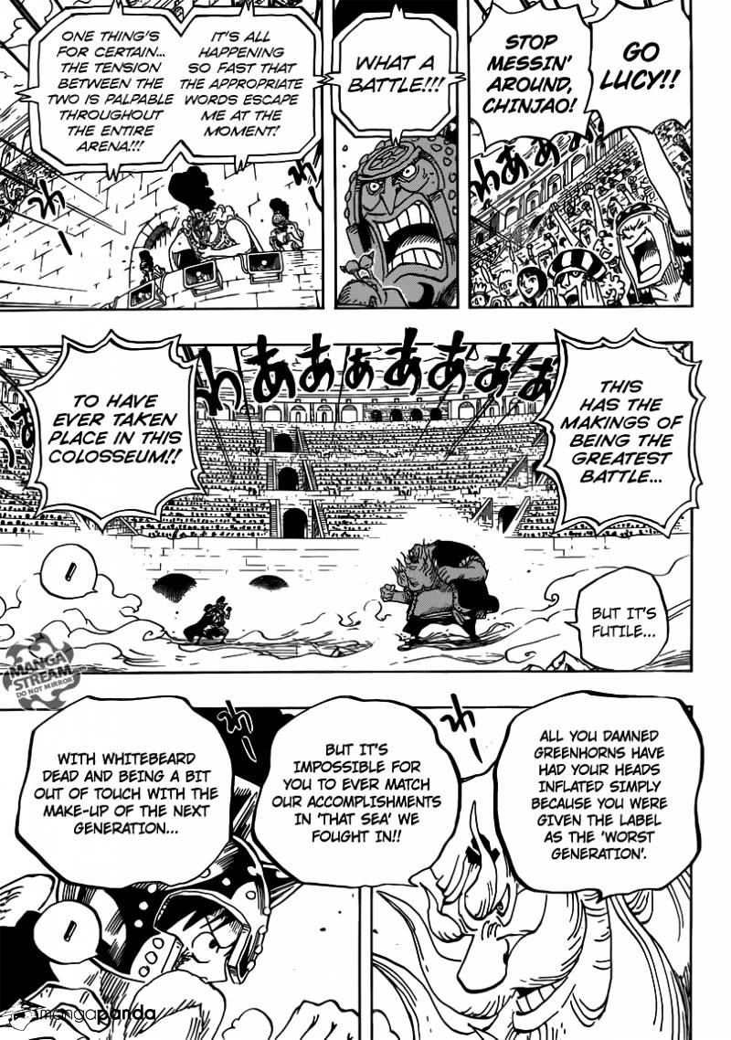 One Piece, Chapter 719 - Open, Chinjao! image 03