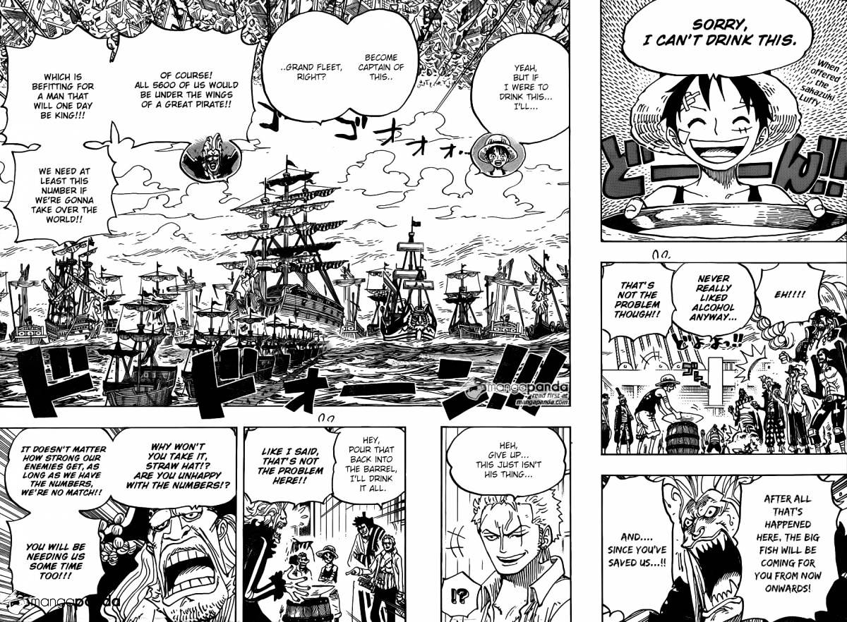 One Piece, Chapter 800 - Exchanging Sakazukis image 02