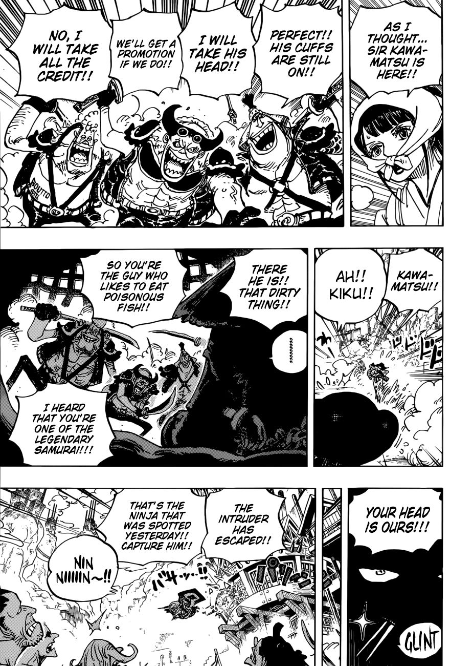One Piece, Chapter 948 - Kawamatsu the kappa takes the stage image 09