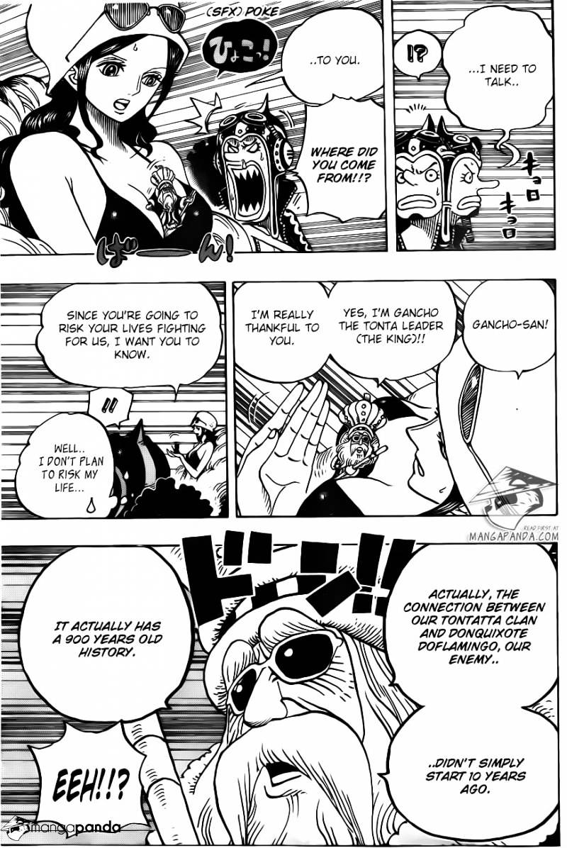 One Piece, Chapter 718 - The Riku kingdom army of the flower garden image 08