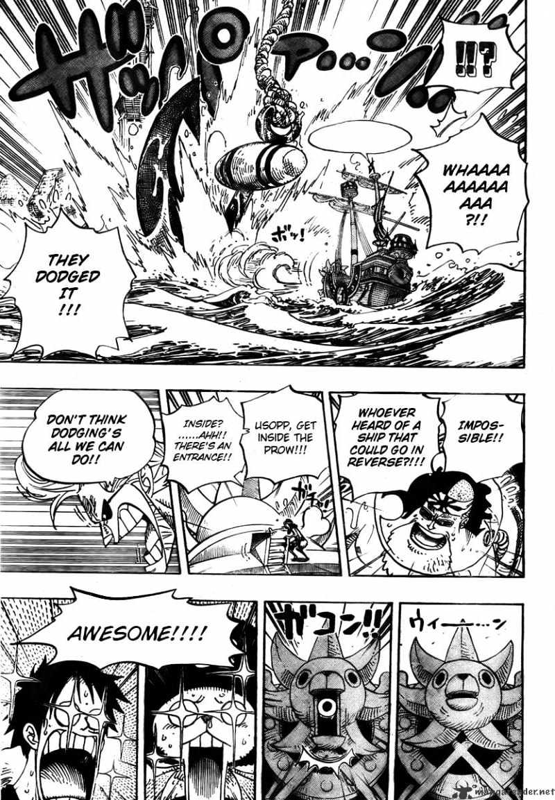 One Piece, Chapter 495 - The Gaon Canon image 11