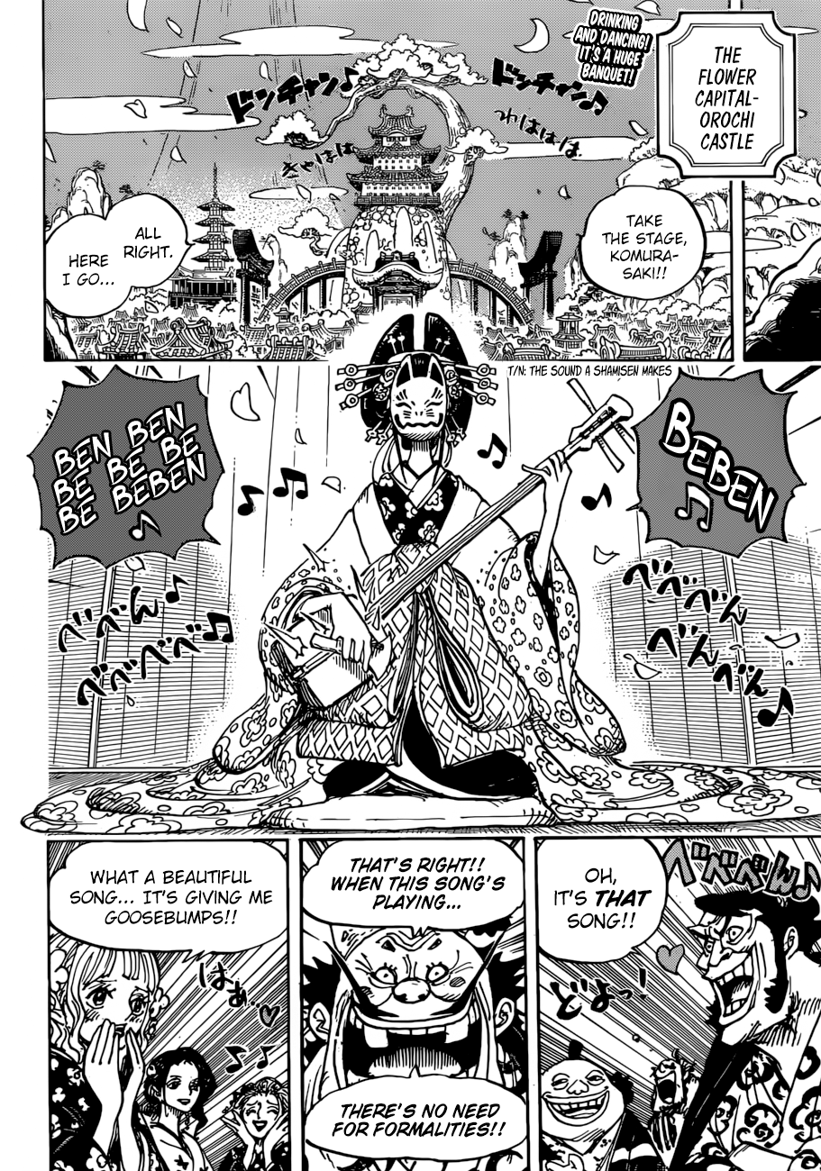 One Piece, Chapter 932 - The Shogun and The Courtesan image 03