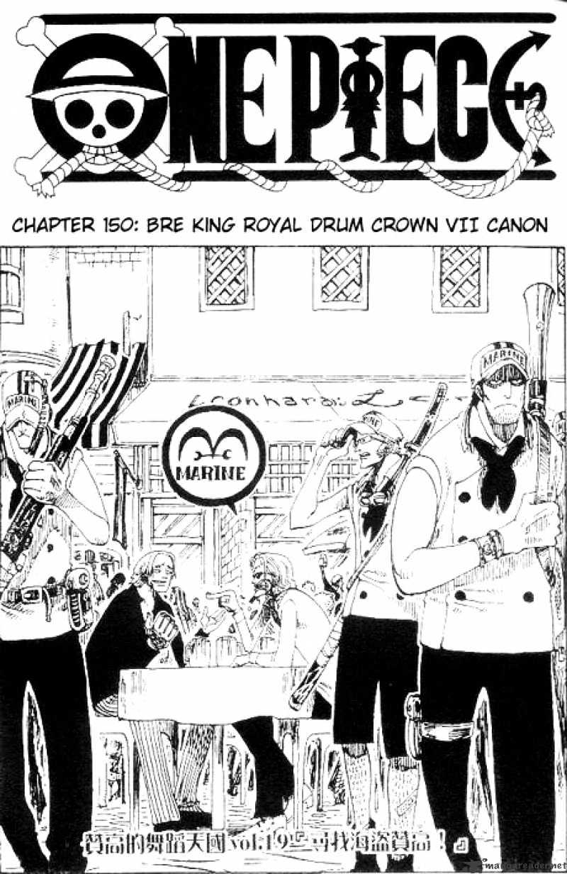 One Piece, Chapter 150 - Bre King Royal Drum Crown VII Canon image 01
