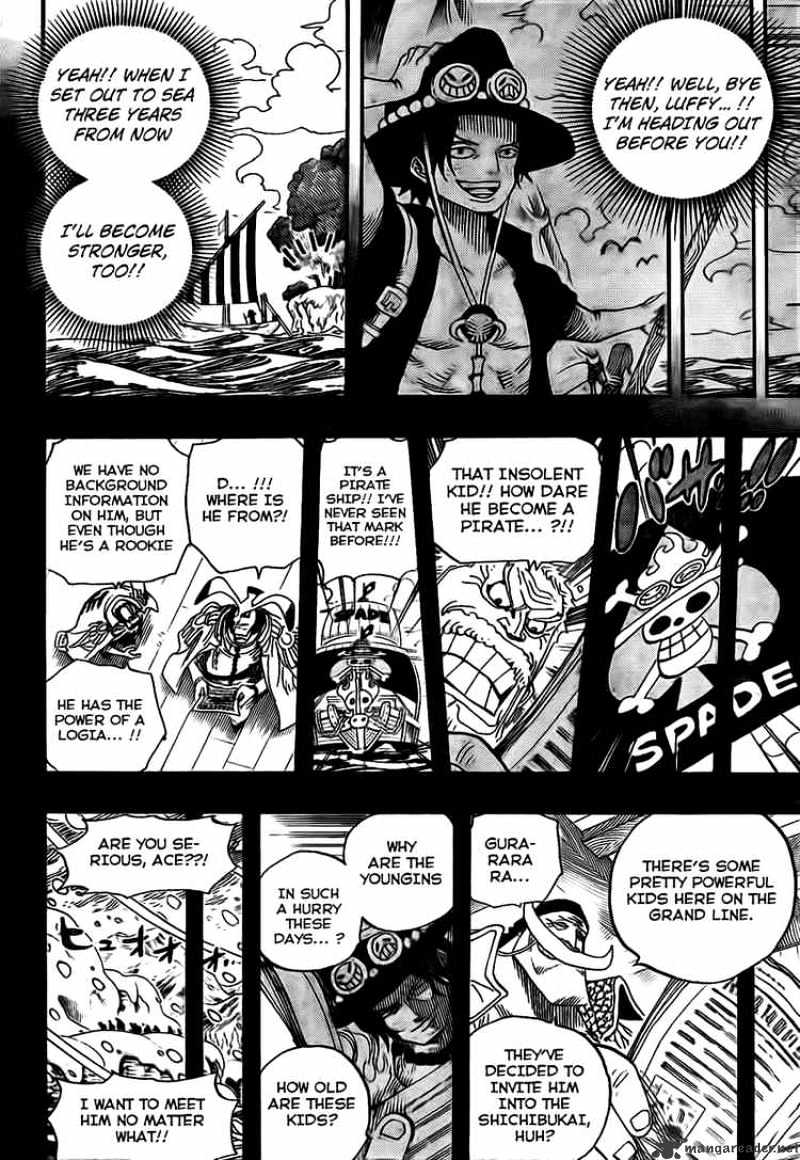 One Piece, Chapter 552 - Ace and Whitebeard image 04