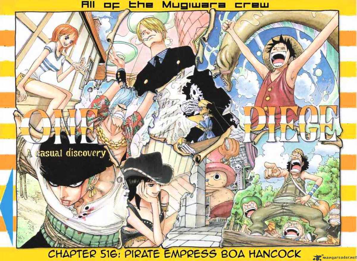 One Piece, Chapter 516 - Pirate Empress Boa Hancock image 01