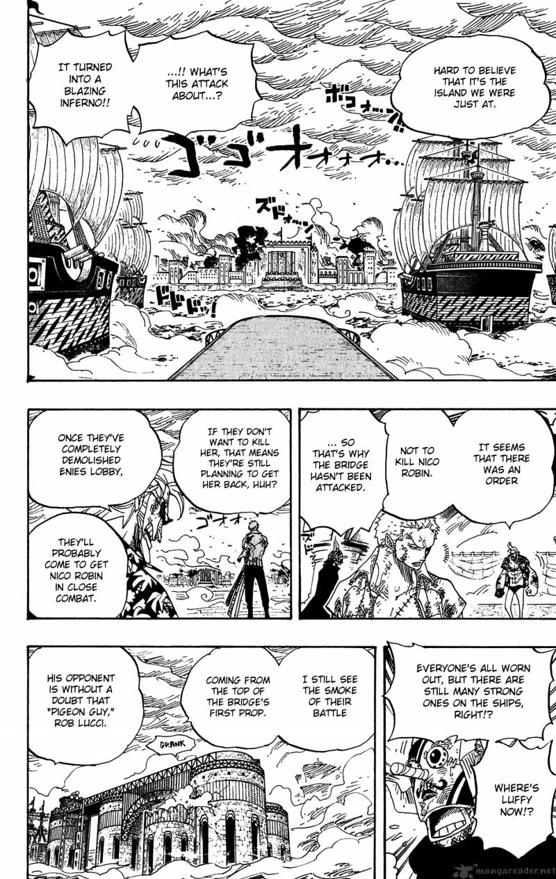 One Piece, Chapter 424 - Escape Ship image 13