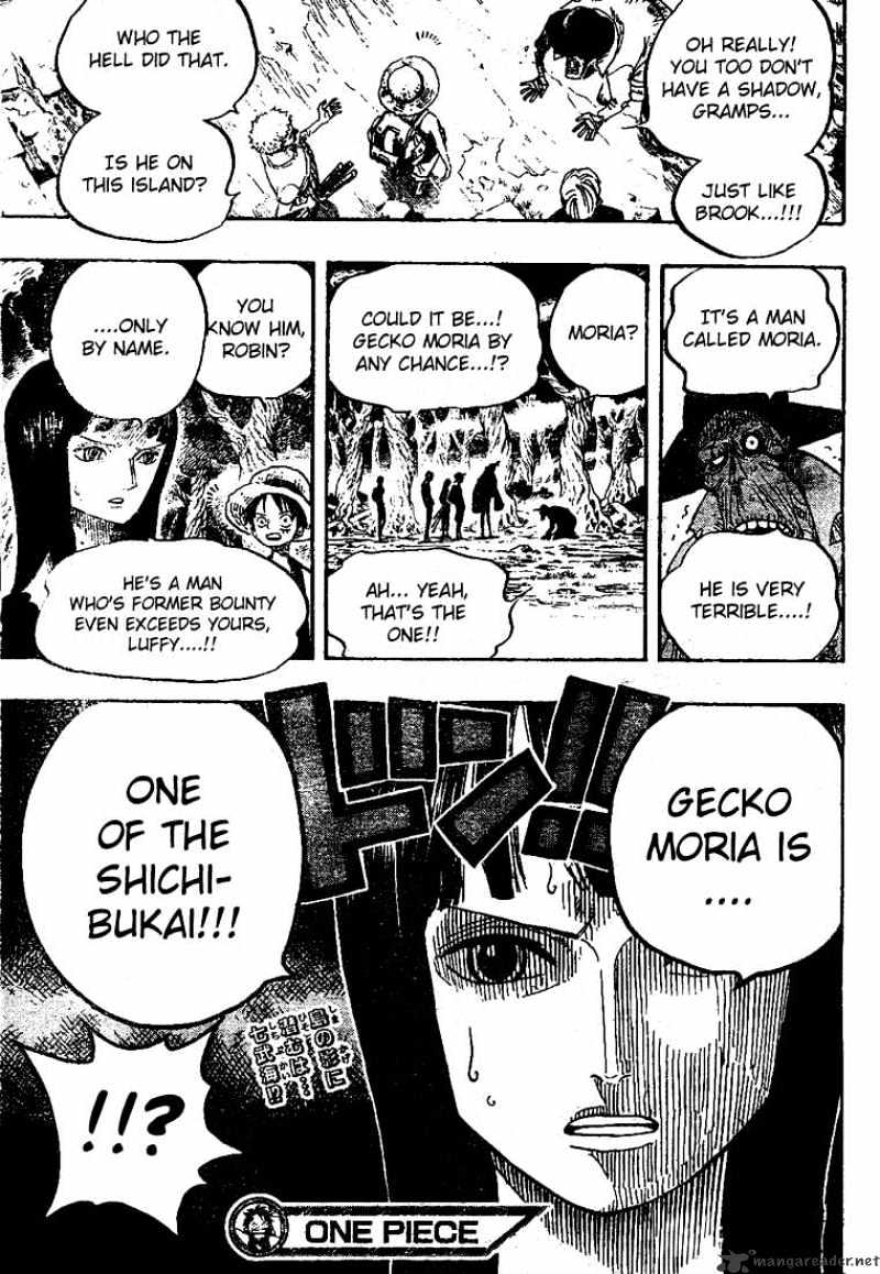 One Piece, Chapter 448 - Moria image 18