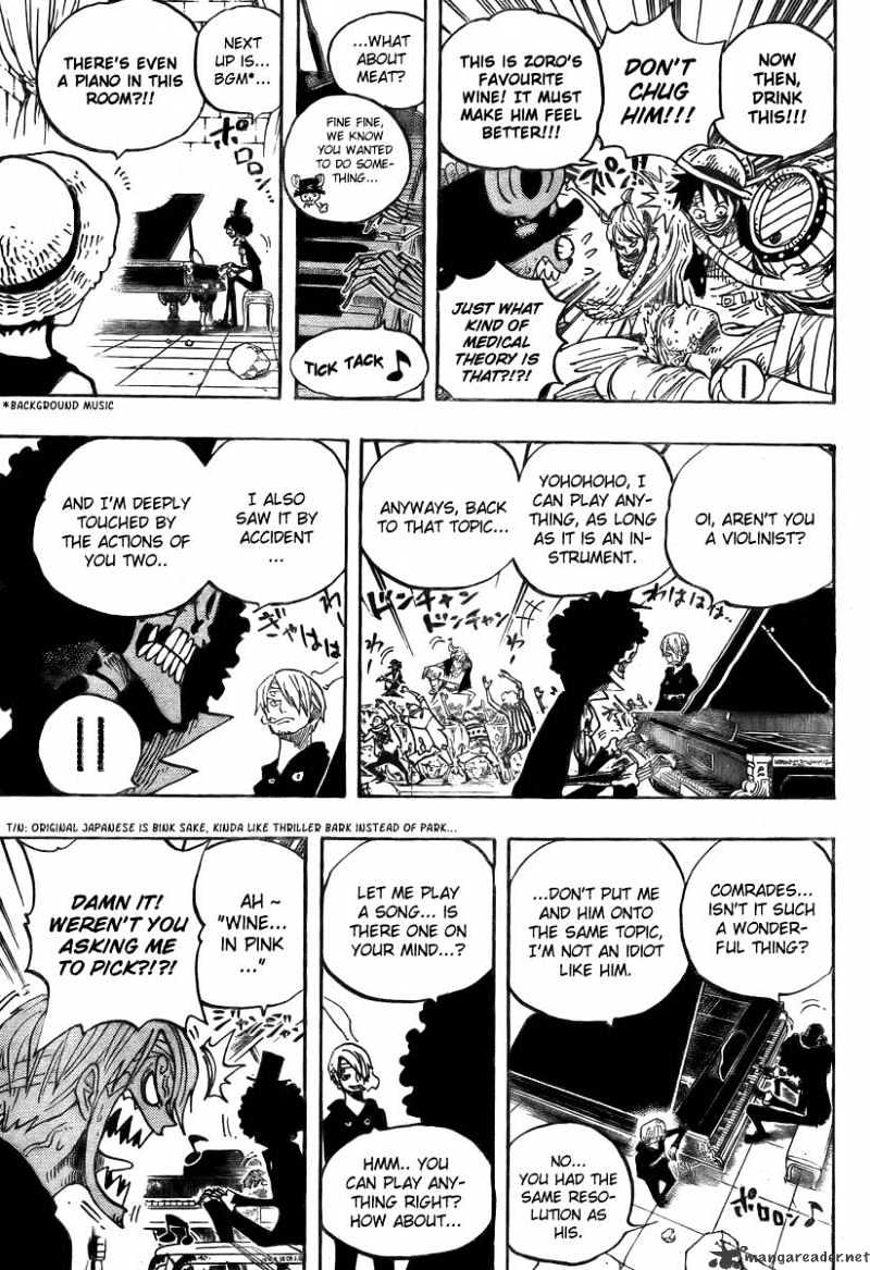 One Piece, Chapter 486 - Piano image 13