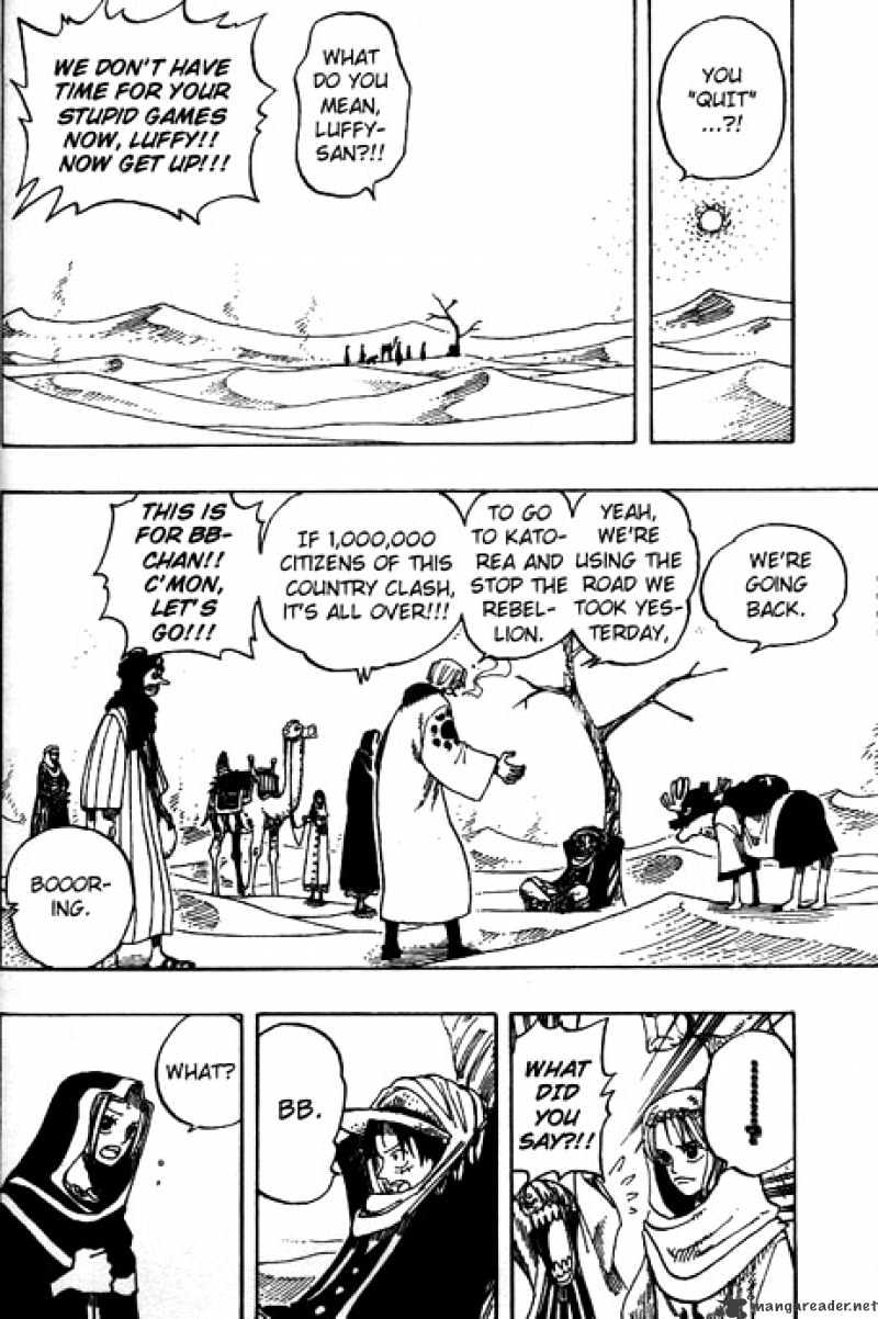 One Piece, Chapter 166 - Luffy vs Vivi image 14