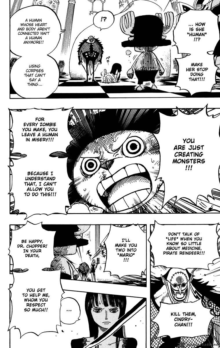 One Piece, Chapter 468 - Pirate Chopper Vs Enigma Hogback image 10