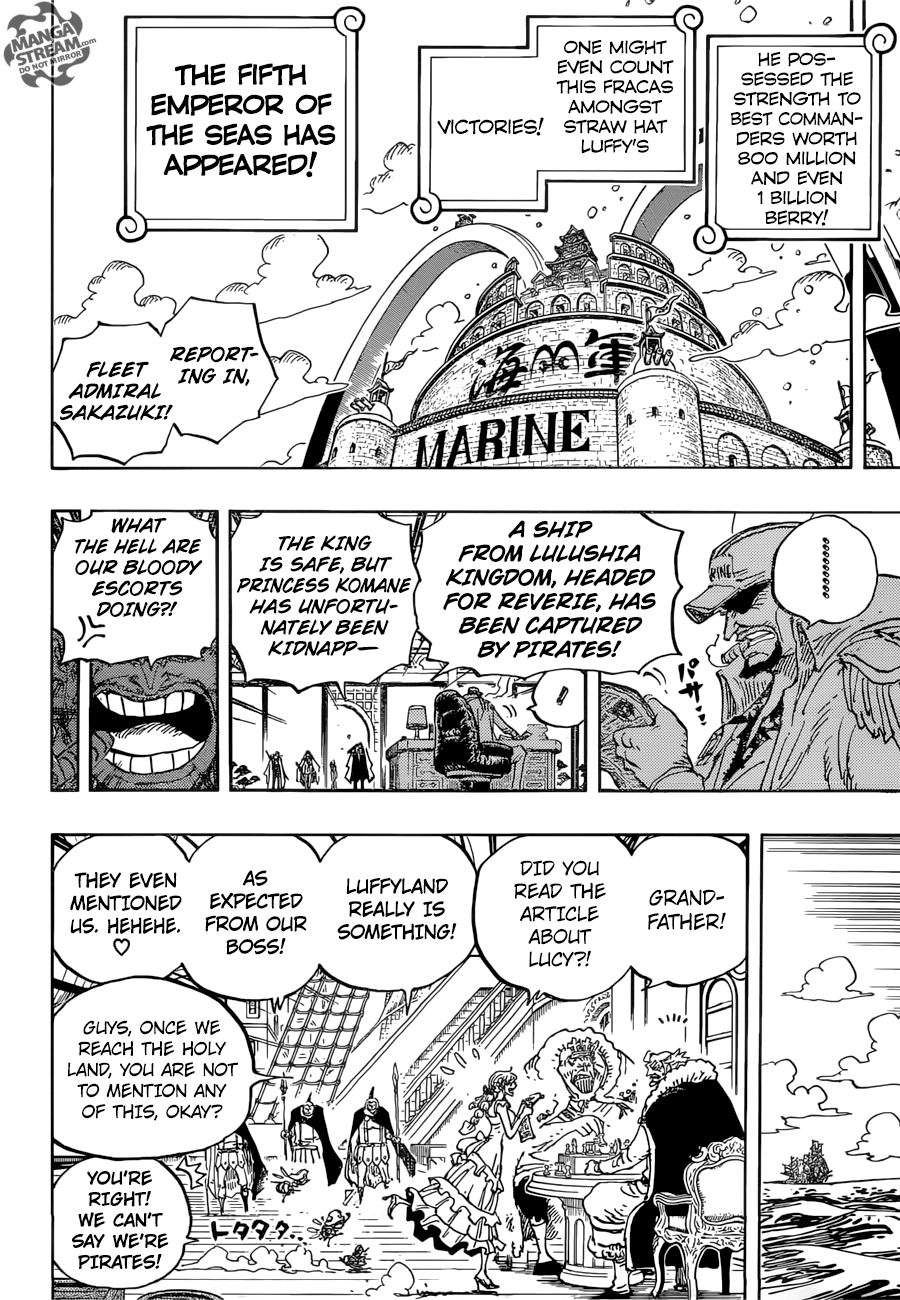 One Piece, Chapter 903 - The Fifth Emperor image 09
