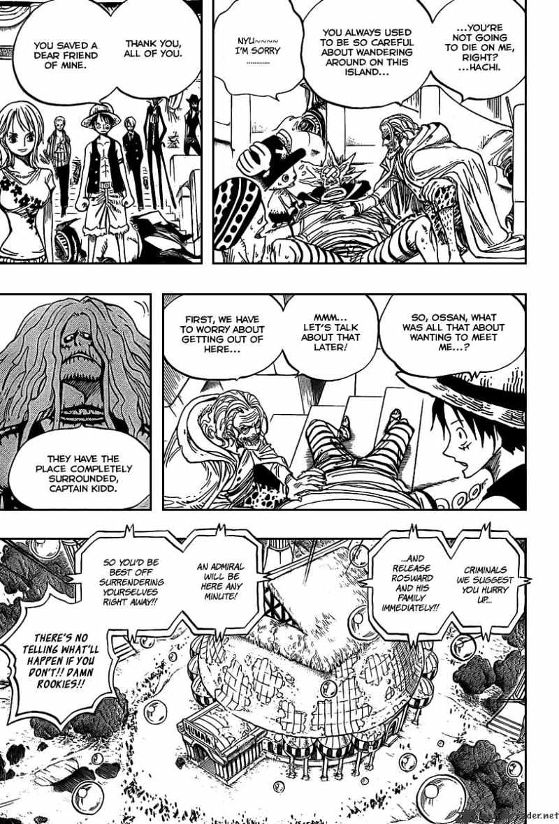 One Piece, Chapter 504 - Pirate Front Line on the Move!! image 13