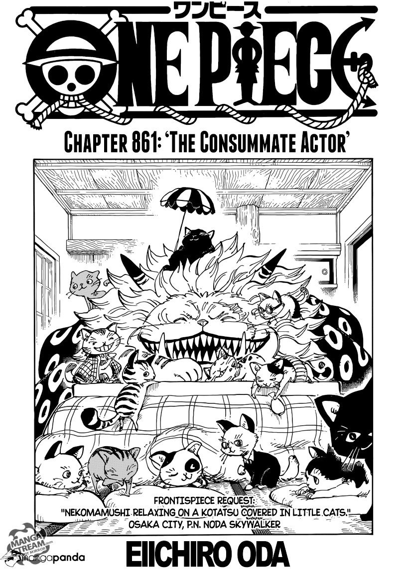 One Piece, Chapter 861 - The Consummate Actor image 01